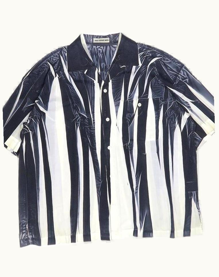 Issey Miyake Issey Miyake Creased Camp Collar Shirt S/S 2007