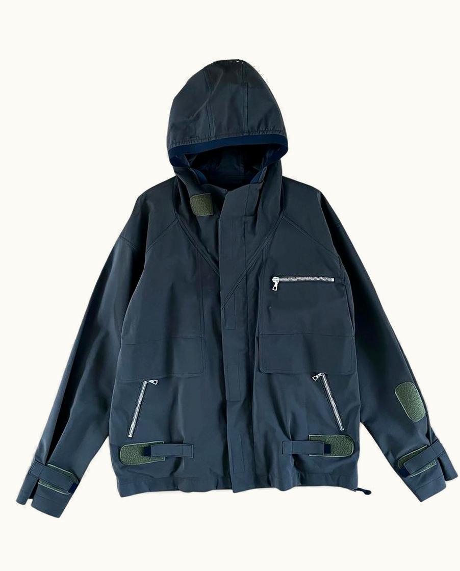 Dries Van Noten Dries Van Norten Olive Green Hooded Jacket S/S 2013