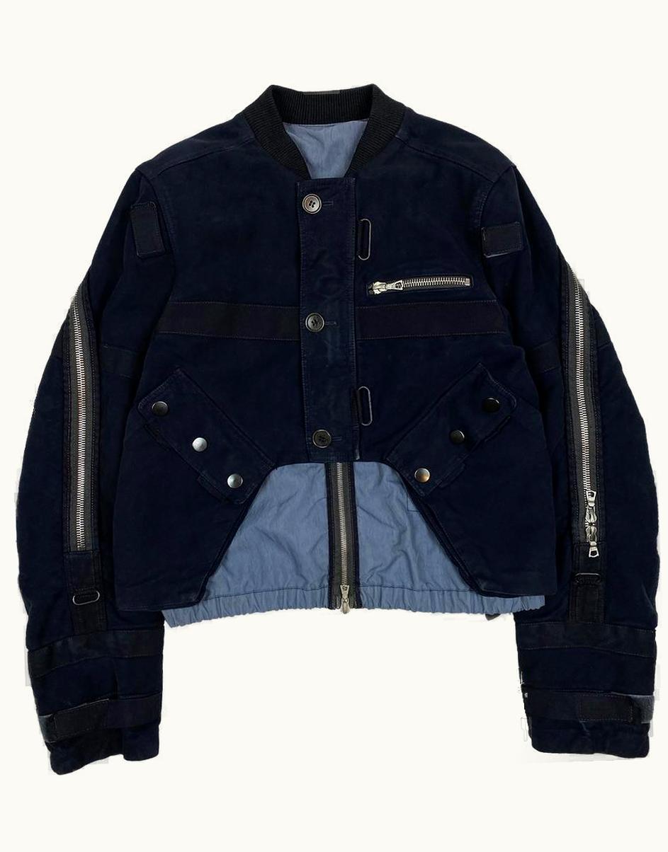 Dries Van Noten Dries Van Noten Backzip Layered Jacket With Snap Belt A/W 2014