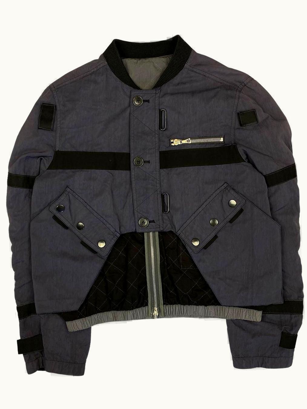 Dries Van Noten Dries Van Noten Backzip Layered Jacket With Snap Belt A/W 2014 UZ1087770