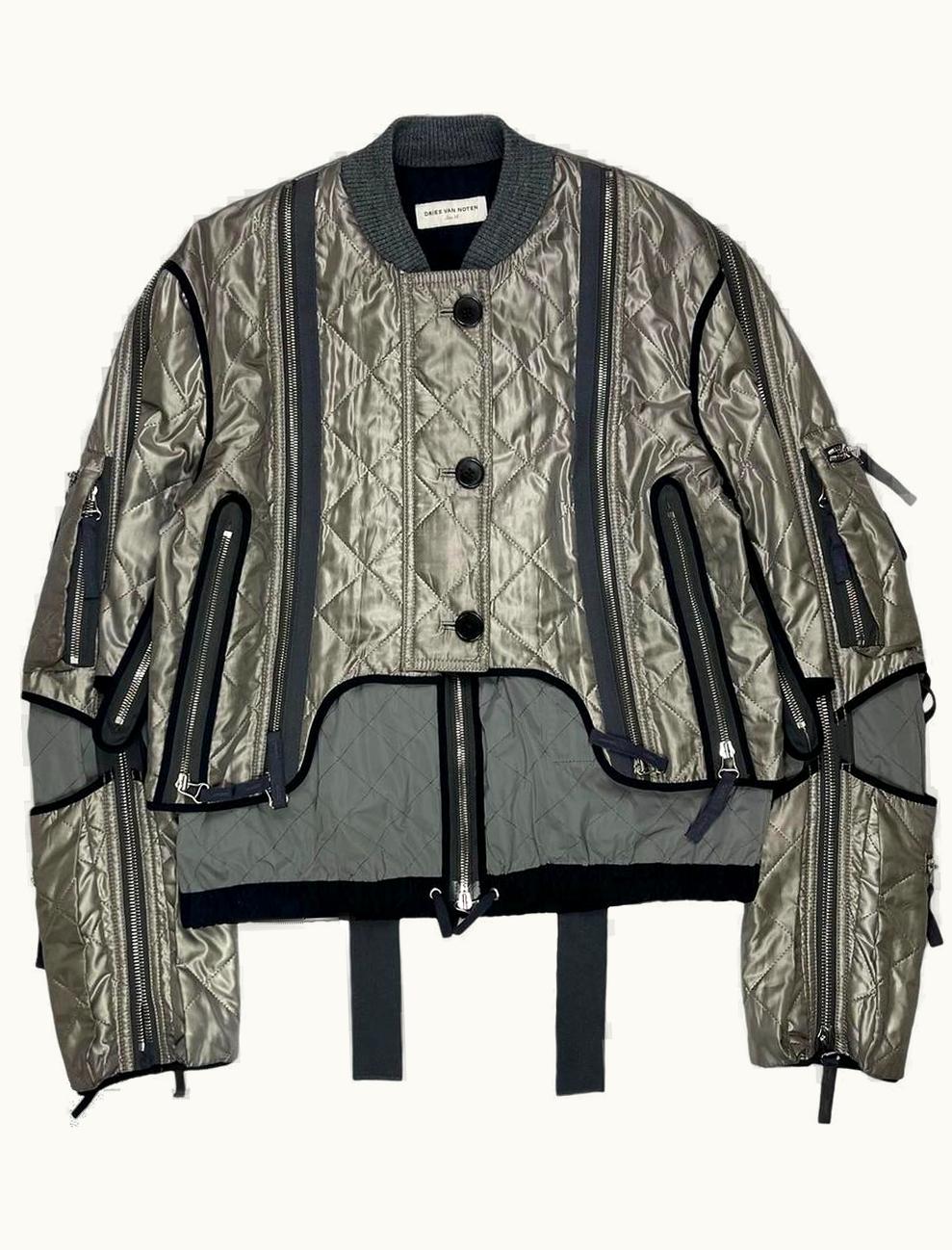 Dries Van Noten Dries Van Noten Multi Backzip Bomber Sample A/W 2014