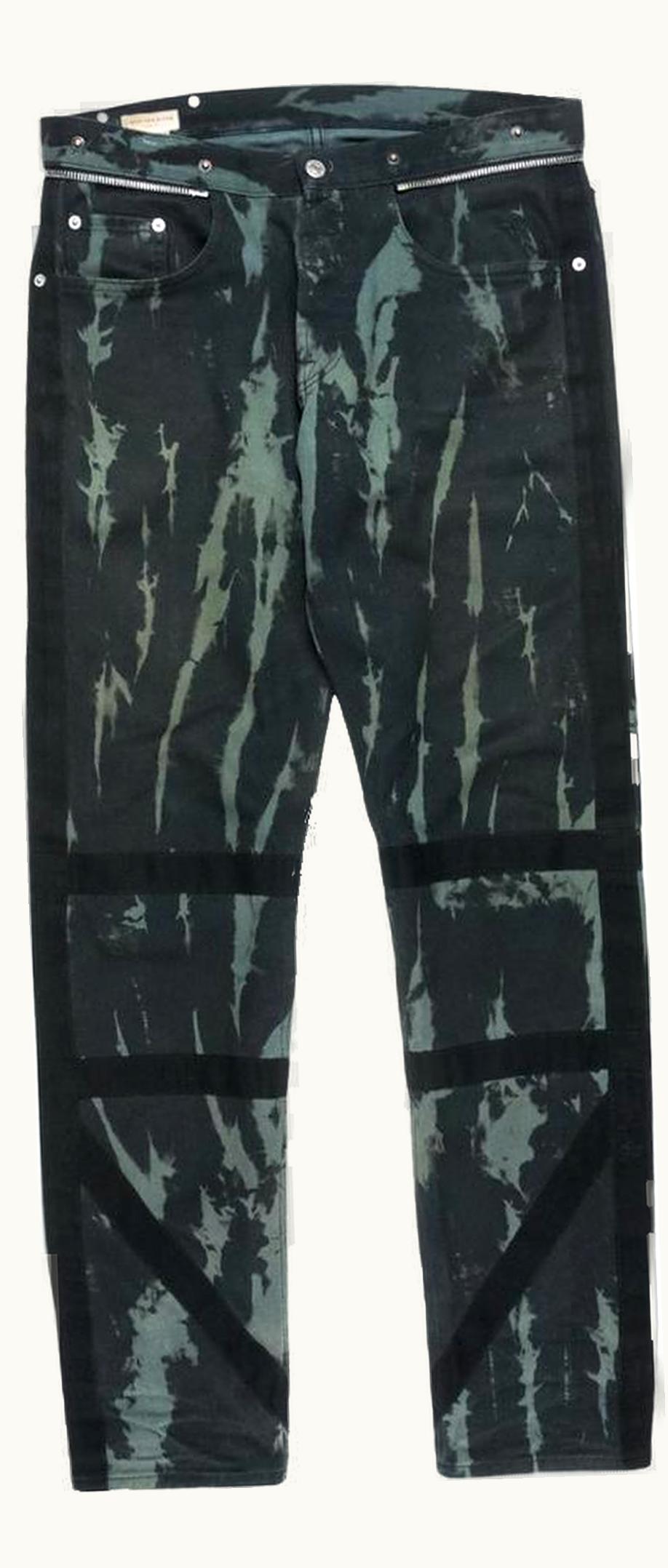 Dries Van Noten Dries Van Noten Tie Dye Bondage Jeans A/W 2014