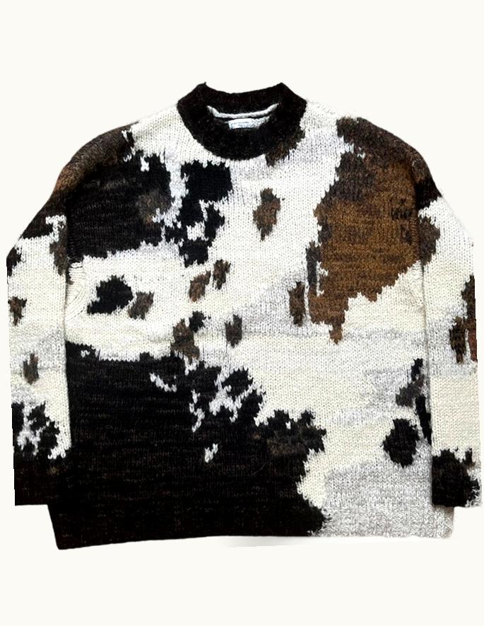 Dries Van Noten Dries Van Noten Cow Wool Heavy Knit Jumper A/W 2017