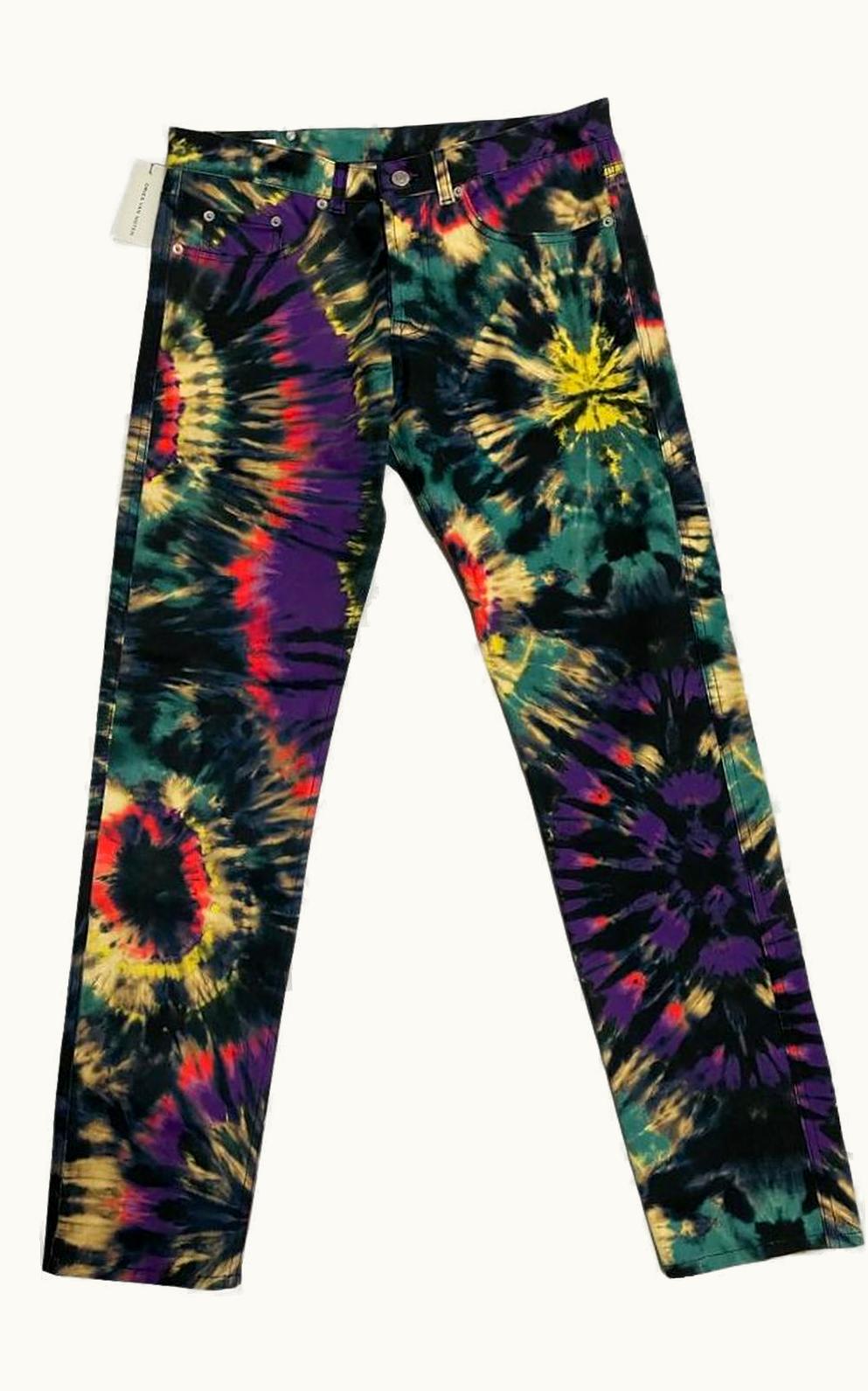 Dries Van Noten Dries Van Noten Tie Dye Denim Pants A/W 2019
