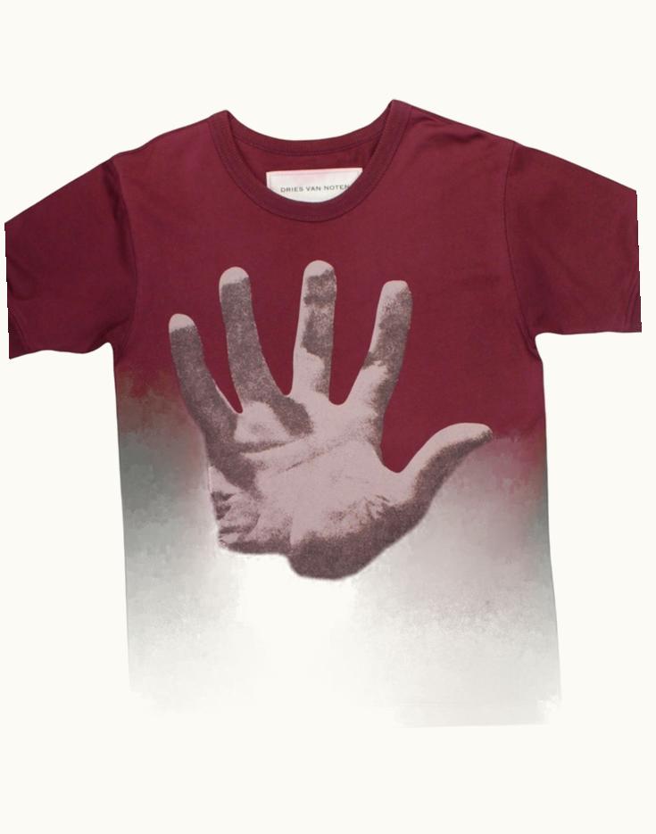 Dries Van Noten Dries Van Noten Hand Print T Shirt S/S 2019