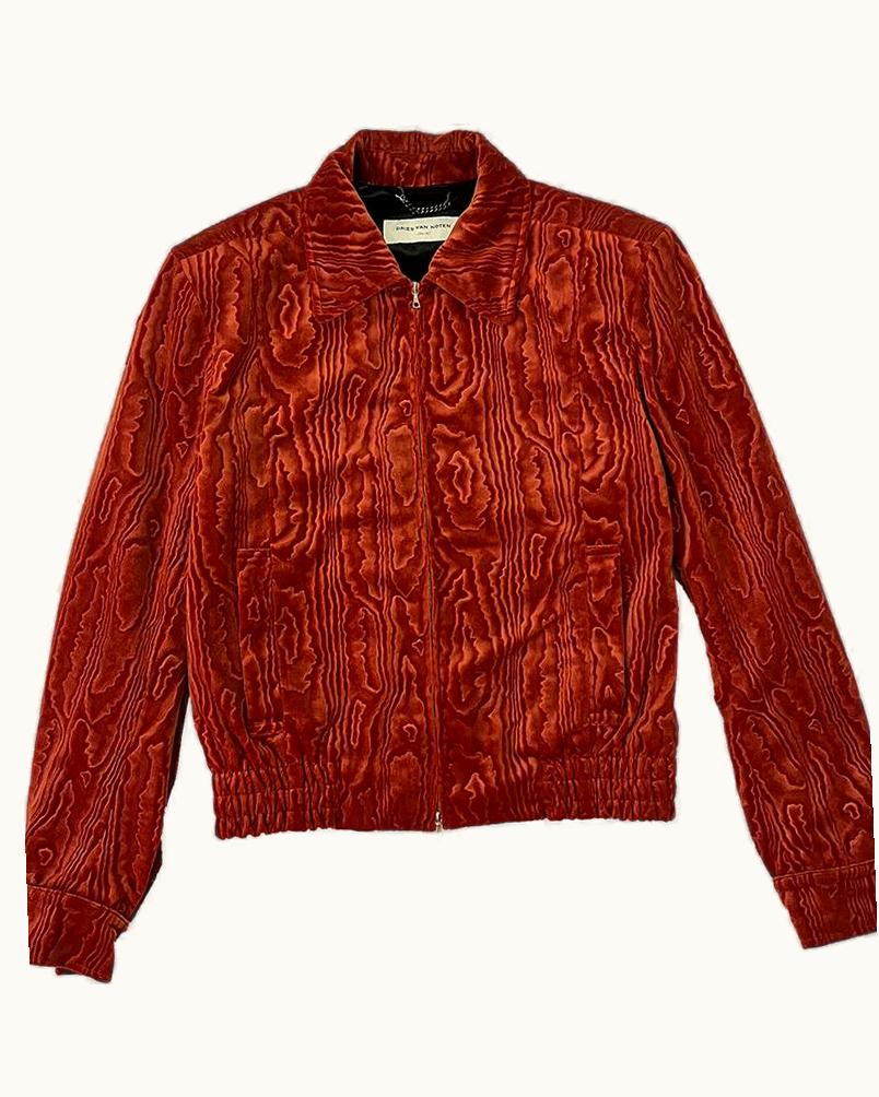 Dries Van Noten Dries Van Noten Wiliam Moire Velvet Jacket A/W 2020