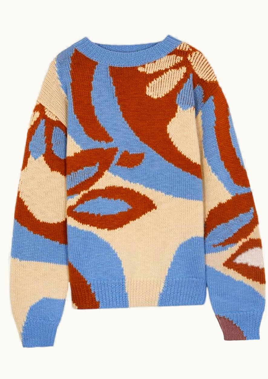 Dries Van Noten Dries Van Noten Intarsia Wool Manolo Sweater A/W 2020