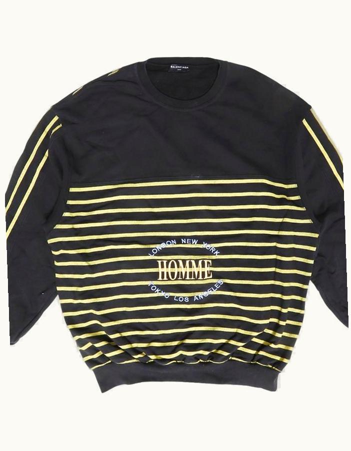 Balenciaga Balenciaga Striped Homme Sweatshirt A/W 2017