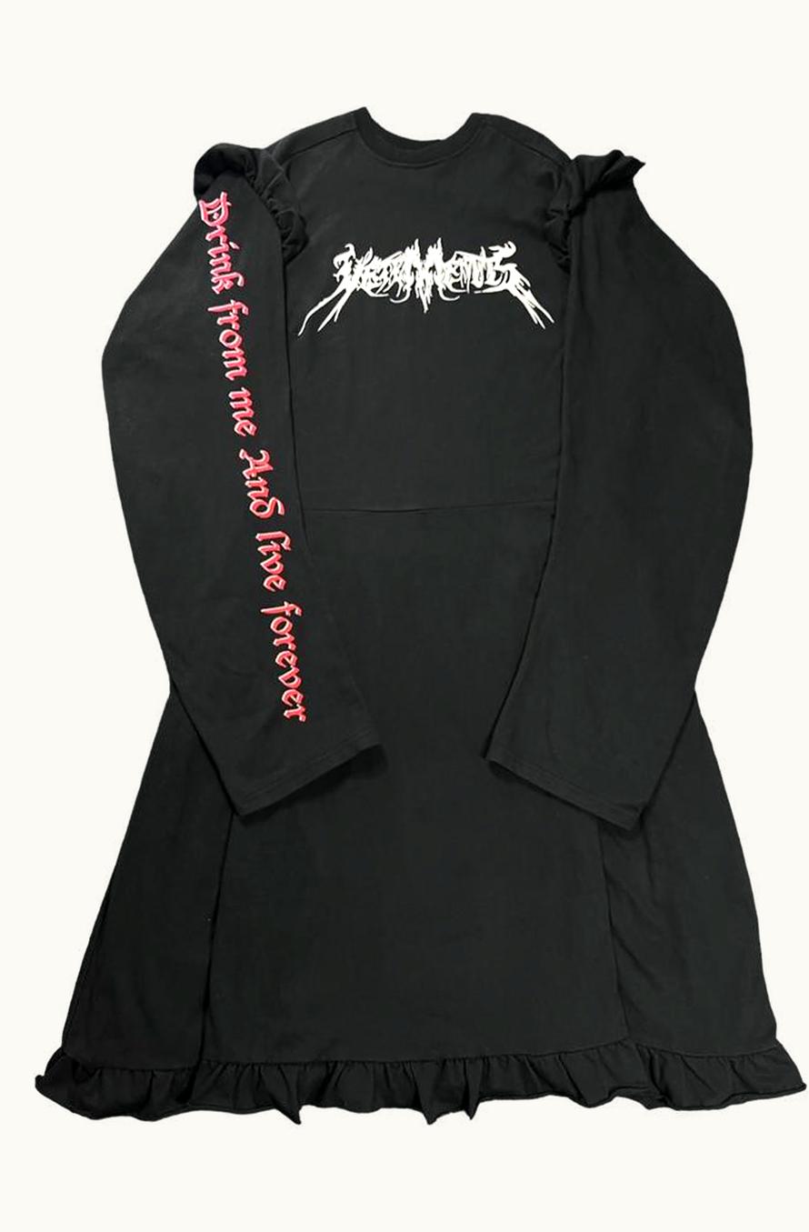 VETEMENTS Vetements Total Fucking Darkness Dress A/W 2017