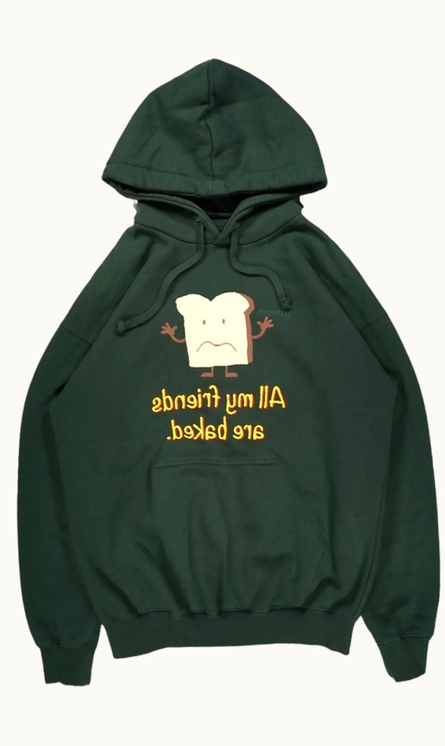 VETEMENTS Vetements All My Friends Are Baked Hoodie A/W 2018
