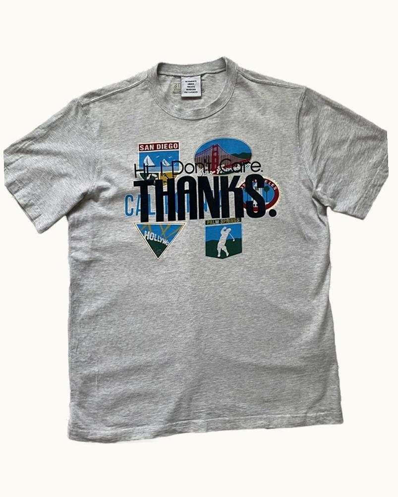 VETEMENTS Vetements Hi I Don’t Care Print T Shirt A/W 2018