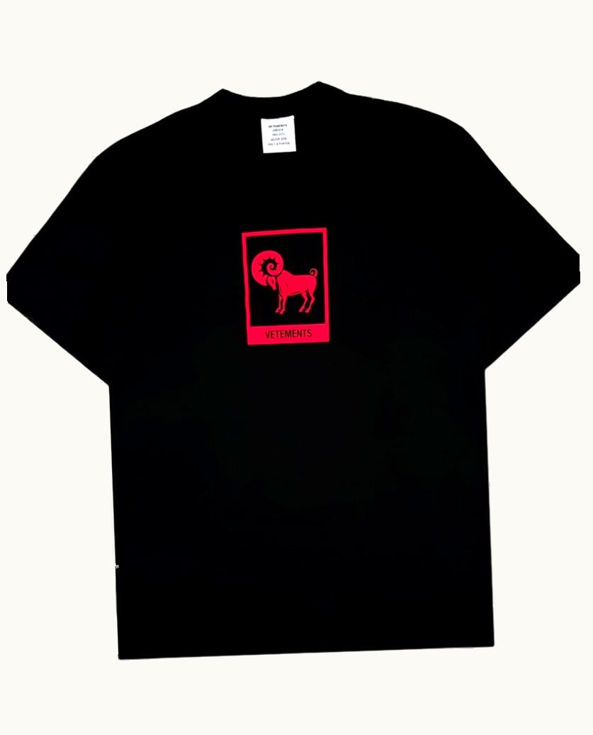 VETEMENTS Vetements Aries Zodiac T-Shirt A/W 2018