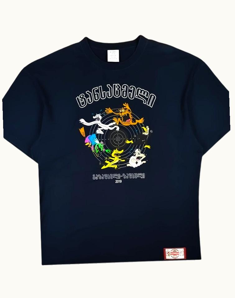 VETEMENTS Vetements Augmented Reality Cartoon T-Shirt S/S 2019 UZ1088277