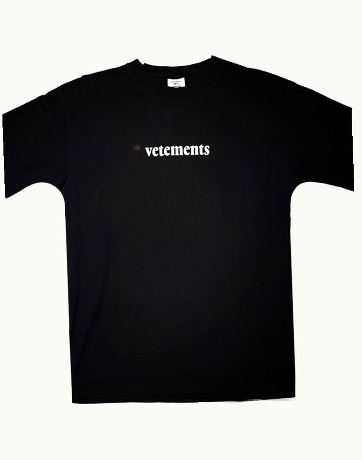 VETEMENTS Vetements Postage Label Logo T-Shirt S/S 2020