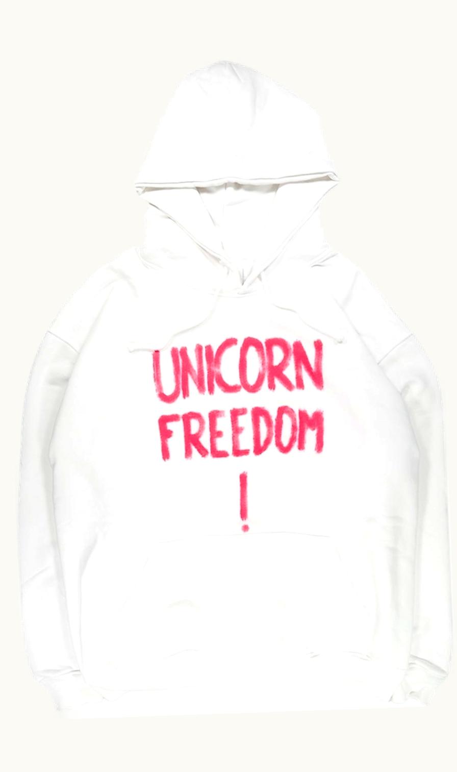 VETEMENTS Vetements Unicorn Freedom ! Hoodie S/S 2020