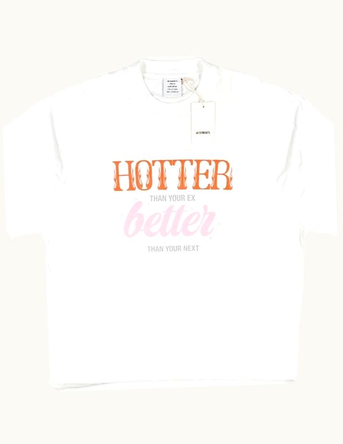 VETEMENTS Vetements Hotter Than Your Ex T-Shirt A/W 2021