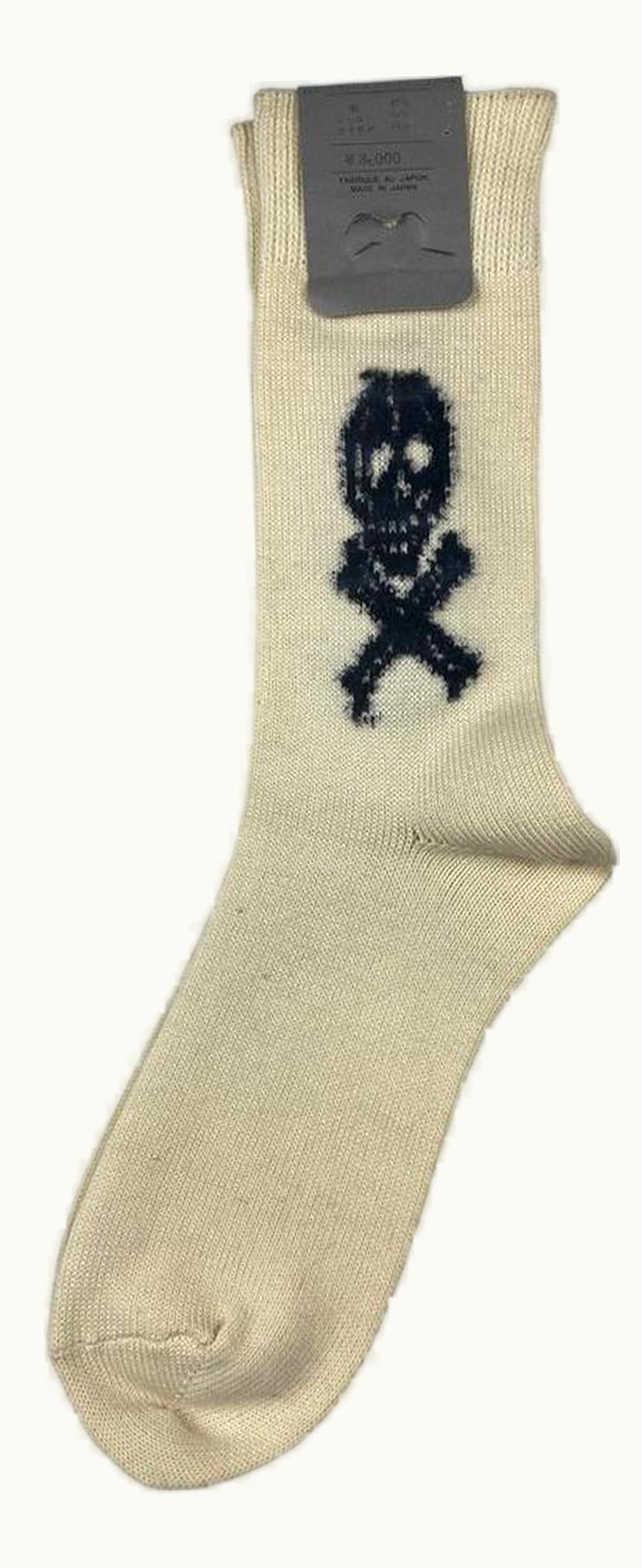 Yohji Yamamoto Yohji Yamamoto Skull And Crossbone Socks A/W 1994