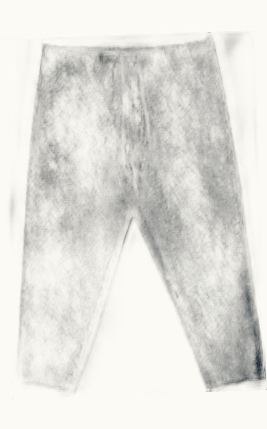 Yohji Yamamoto Yohji Yamamoto Heavyweight Wool Fleece Drawstring Trousers A/W 1999