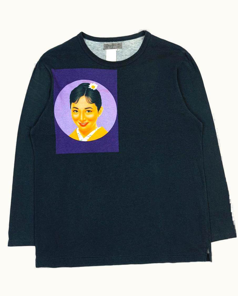 Yohji Yamamoto Yohji Yamamoto Saeko Tsuemura Long Sleeve T-Shirt S/S 2002