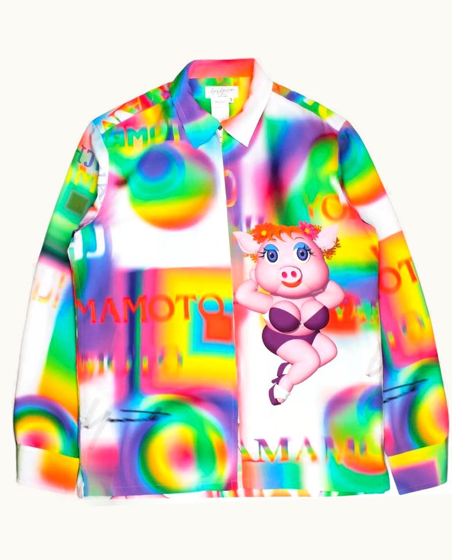 Yohji Yamamoto Yohji Yamamoto Lsd Pig Zip Shirt S/S 2002
