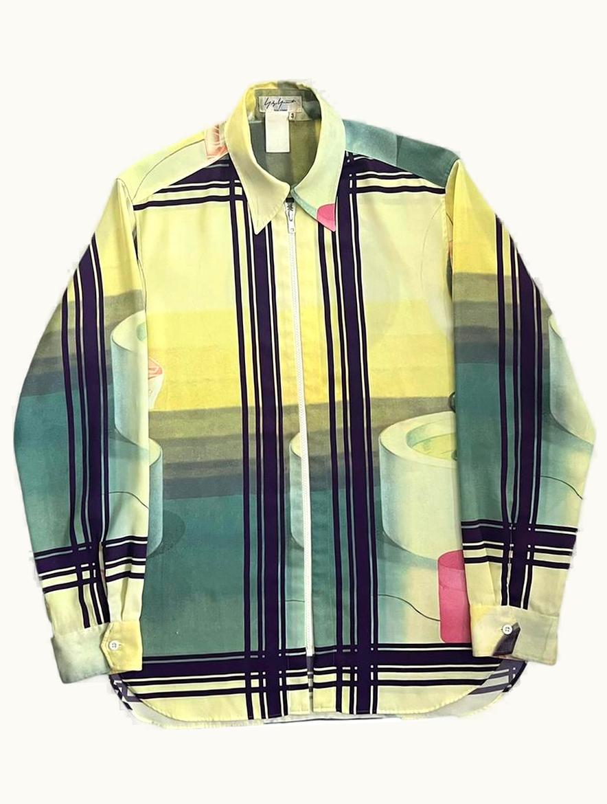 Yohji Yamamoto Yohji Yamamoto Concertina Pin Up Girl Runway Jacket S/S 2002