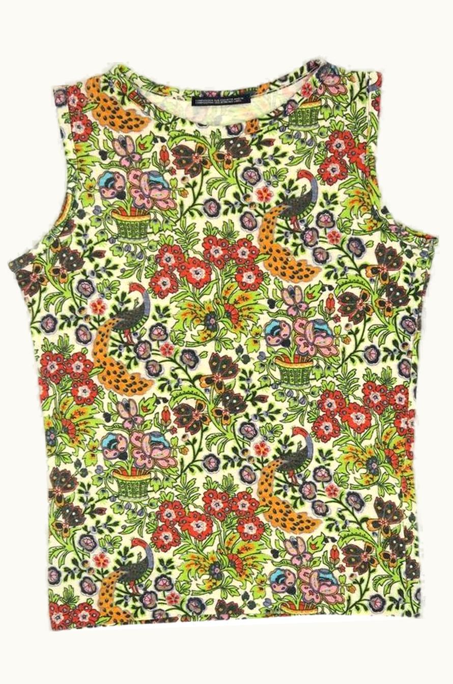Yohji Yamamoto Yohji Yamamoto Tenjiku Floral Tank Top A/W 2004