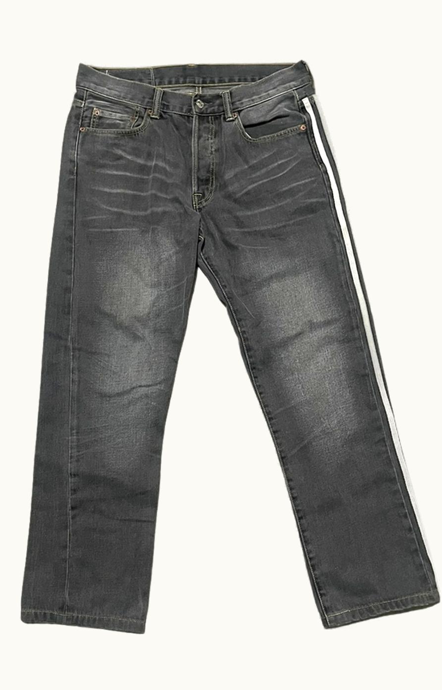 Yohji Yamamoto Yohji Yamamoto Spotted Horse Denim Side Stripe Jeans A/W 2004