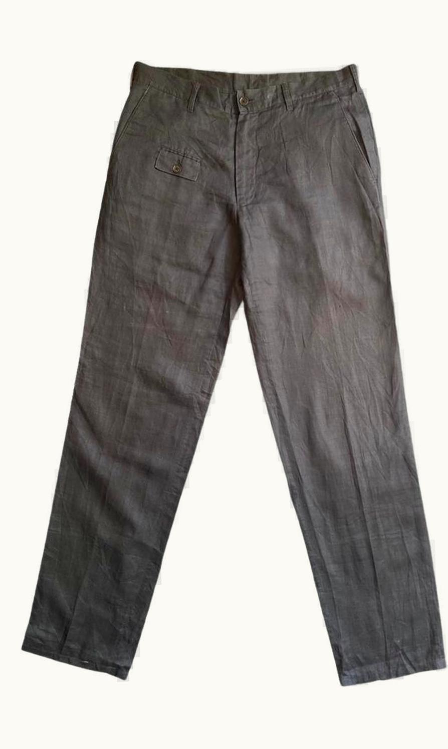 Yohji Yamamoto Yohji Yamamoto Ramie Pocket Trousers S/S 2008