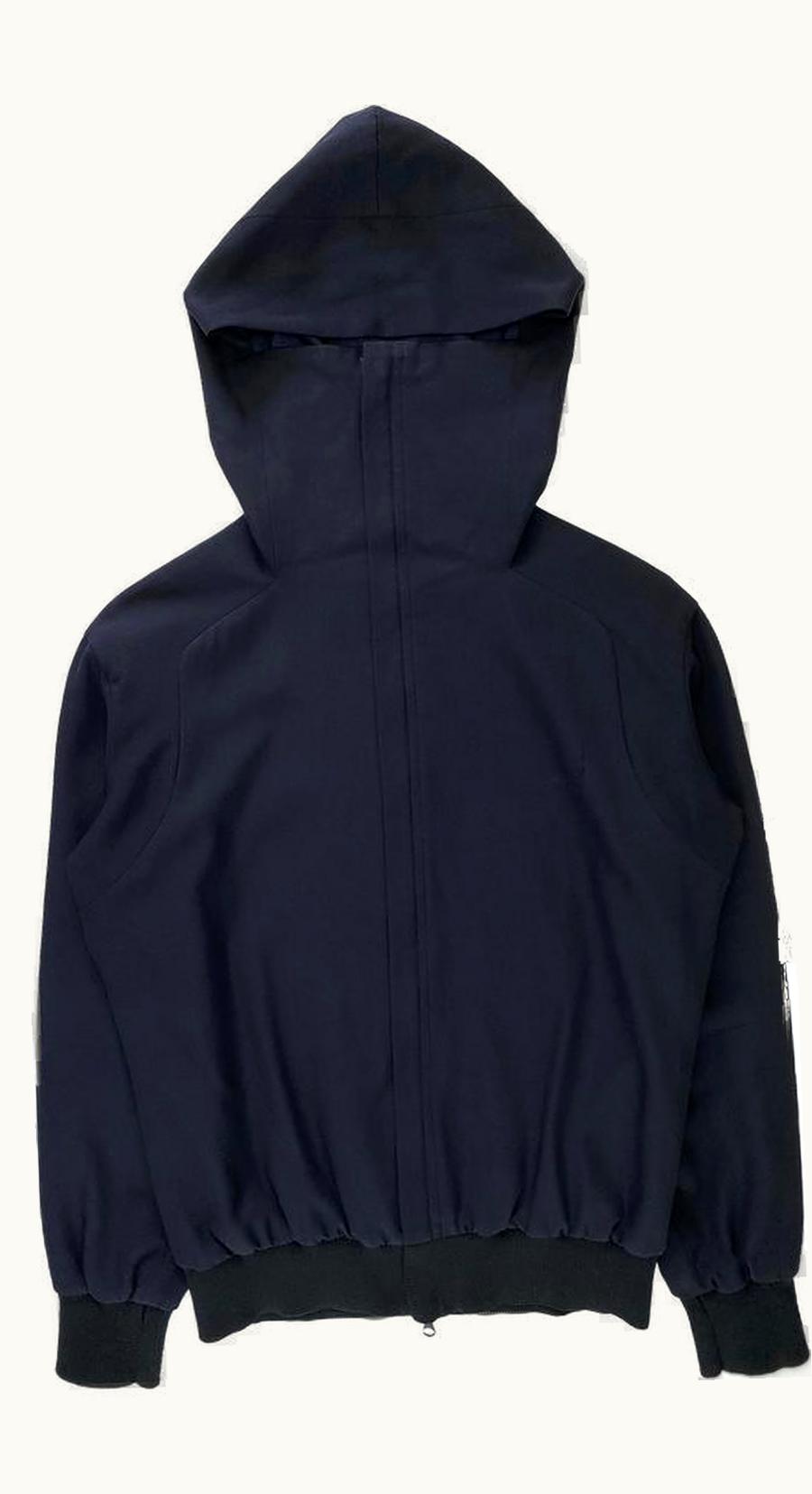 Yohji Yamamoto Yohji Yamamoto Wool Gabardine Ninja Hood Zipped Jacket S/S 2009