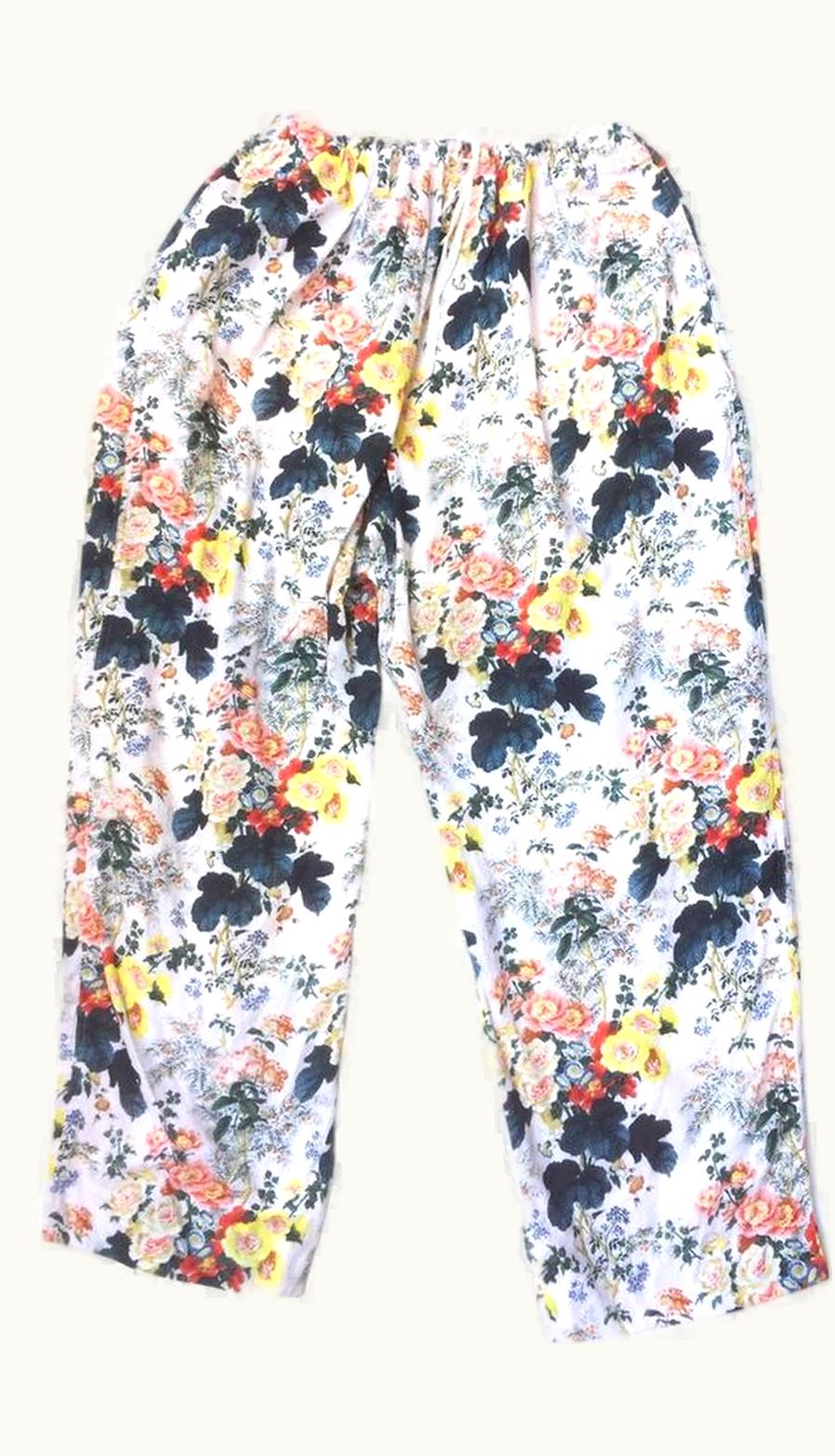 Yohji Yamamoto Yohji Yamamoto Floral Oversize Trousers S/S 2011