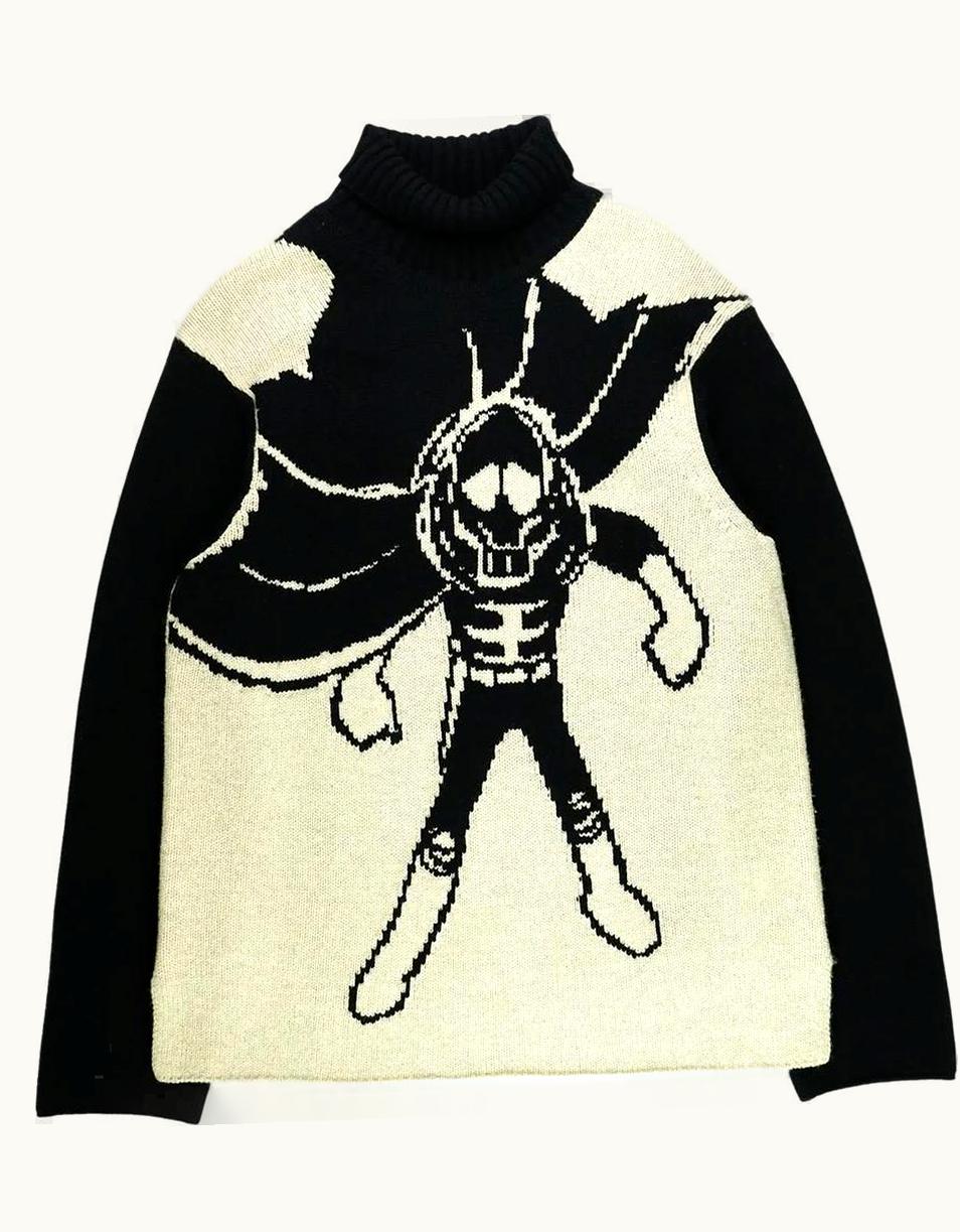 Yohji Yamamoto Yohji Yamamoto Cyborg 009 52nd Anniversary “skull” Turtleneck S/S 2018