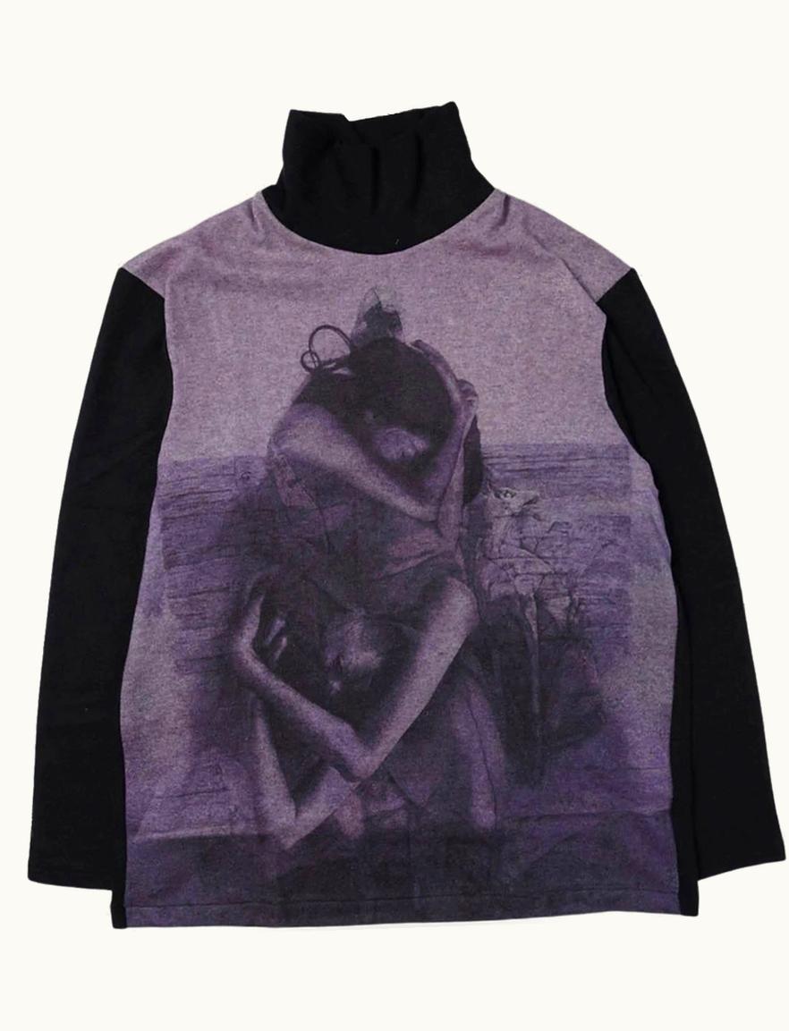 Yohji Yamamoto Yohji Yamamoto Embrace Intarsia Knit Turtleneck A/W 2022