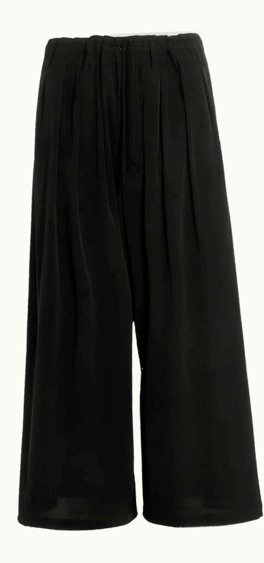 Yohji Yamamoto Yohji Yamamoto Drawstring Wide Leg Balloon Trousers S/S 2022