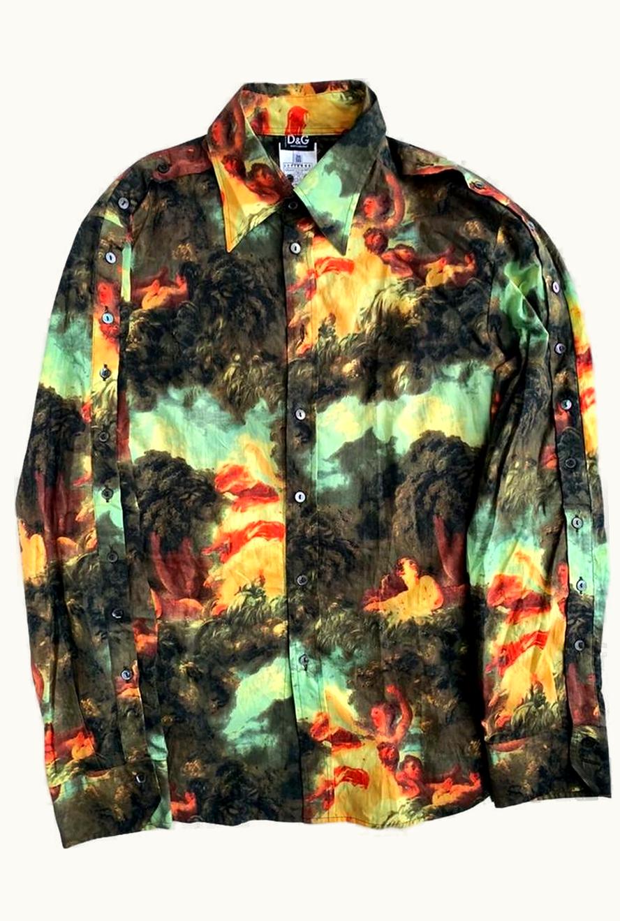 Dolce & Gabbana Dolce & Gabbana Painting Shirt A/W 1996