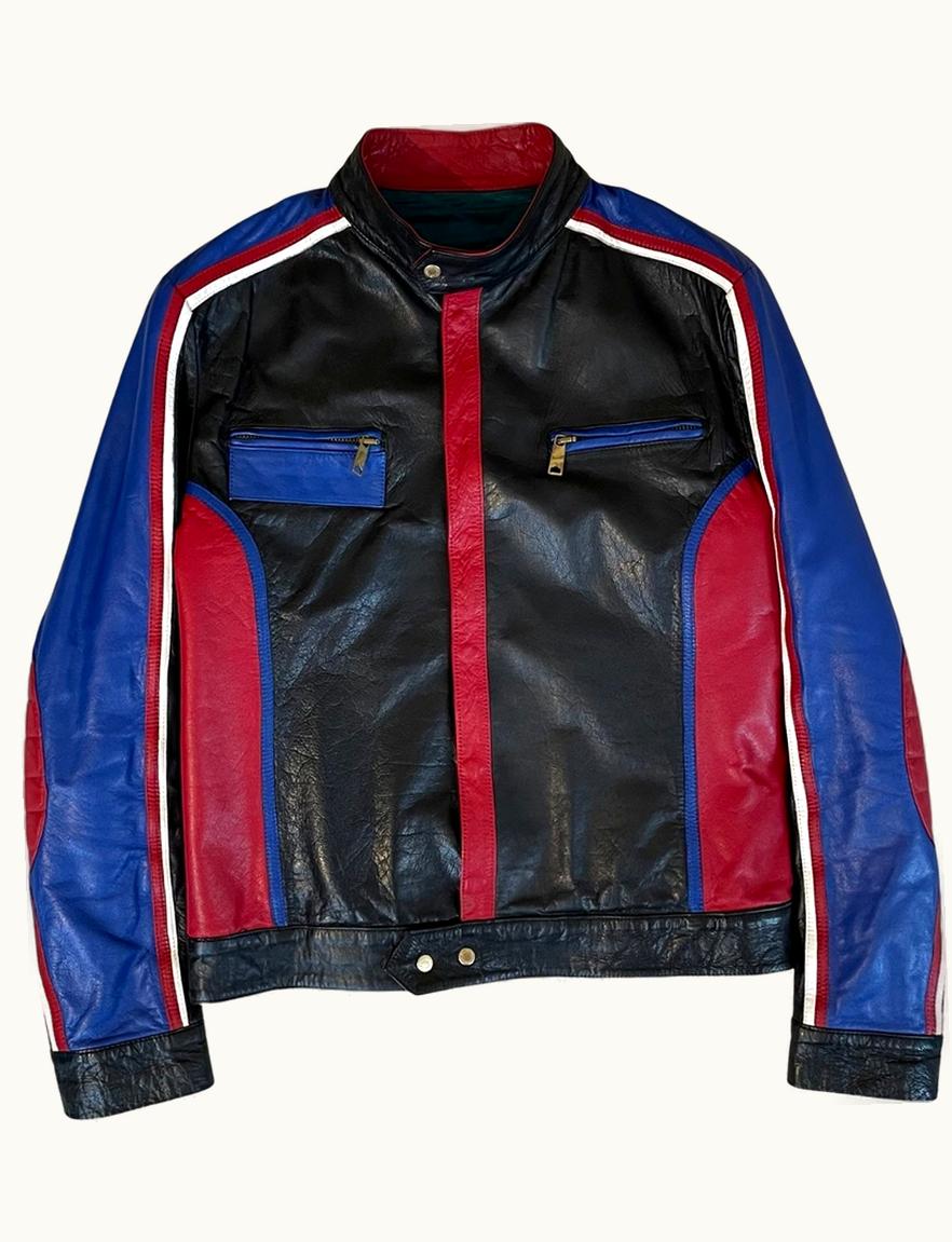 Dolce & Gabbana Dolce & Gabbana Cafe Racer Leather Jacket A/W 1998