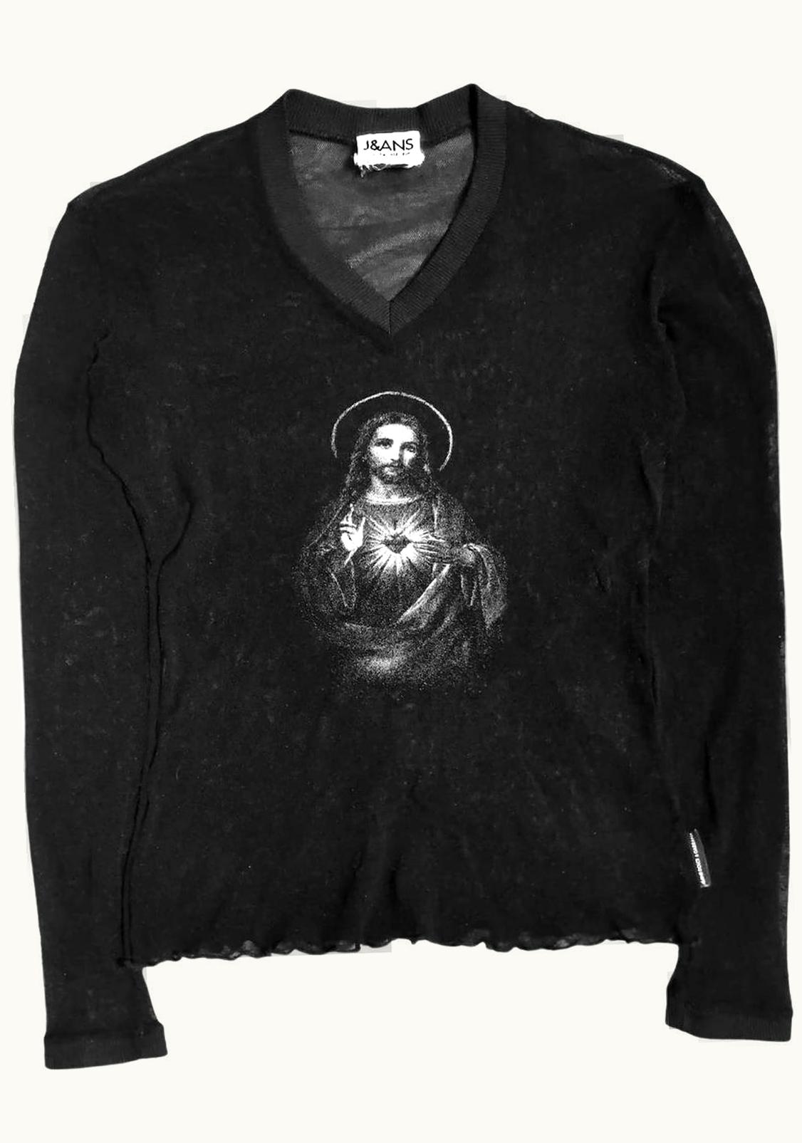 Dolce & Gabbana Dolce & Gabbana Jesus Mesh Top S/S 1998