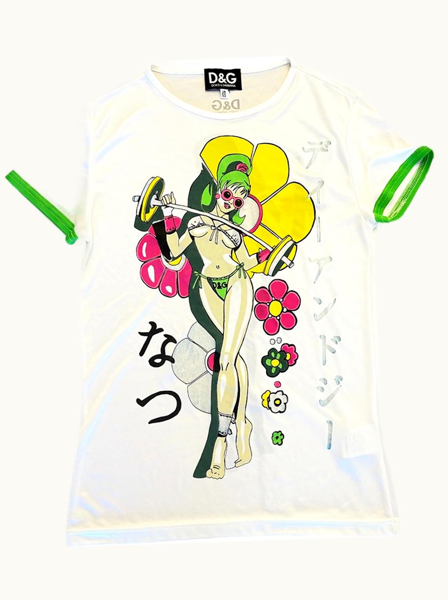 Dolce & Gabbana Dolce & Gabbana Tokyo Pinup Tee S/S 2001