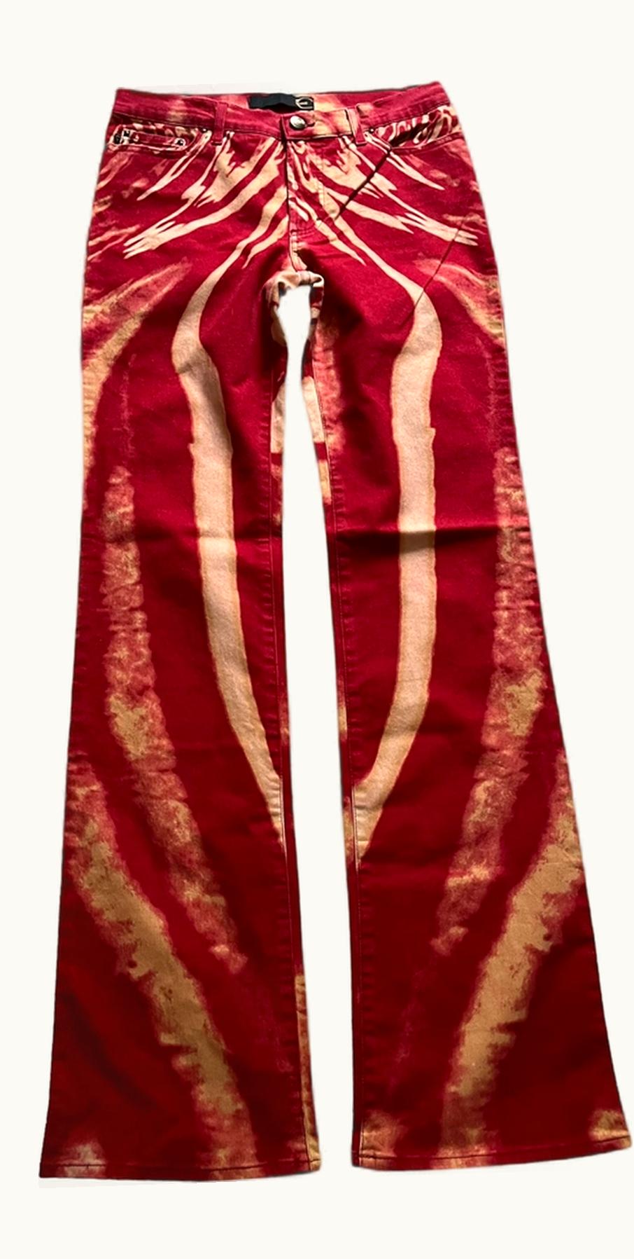 Dolce & Gabbana Dolce & Gabbana Hallucination Guava Trousers S/S 2002