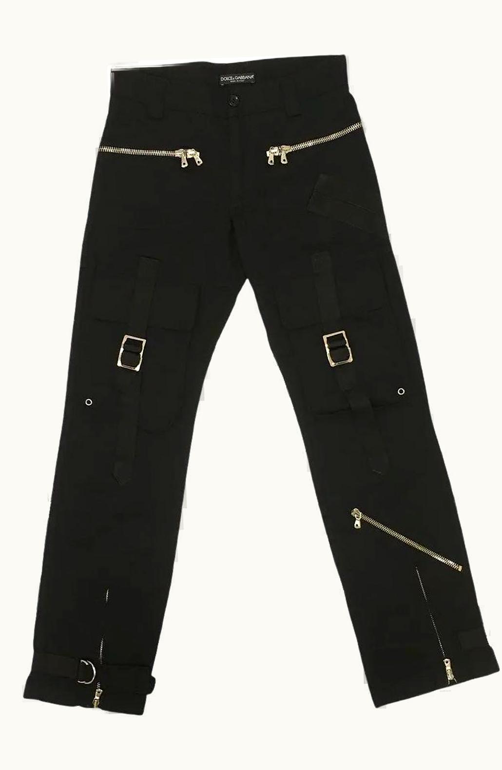 Dolce & Gabbana Dolce & Gabbana Bondage Cargo Pants A/W 2003