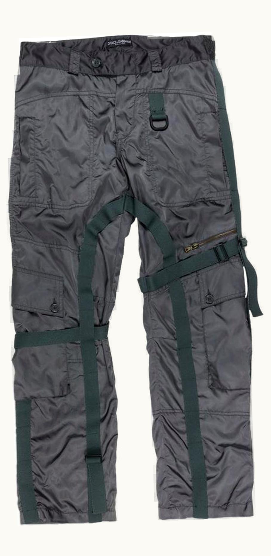 Dolce & Gabbana Dolce & Gabbana Nylon Bondage Cargo Pants A/W 2003