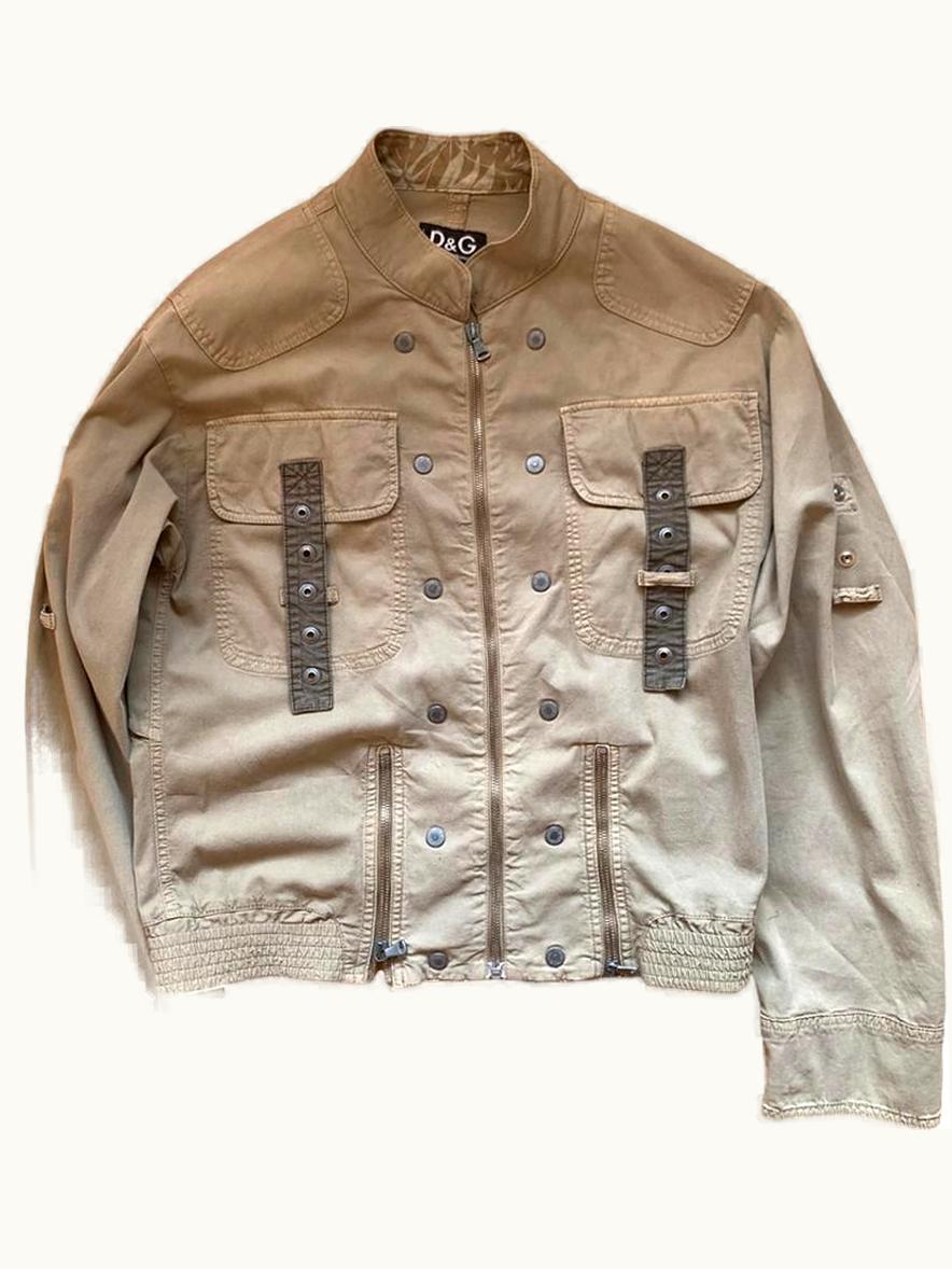 Dolce & Gabbana Dolce & Gabbana Pocket Strap Cargo Jacket A/W 2003