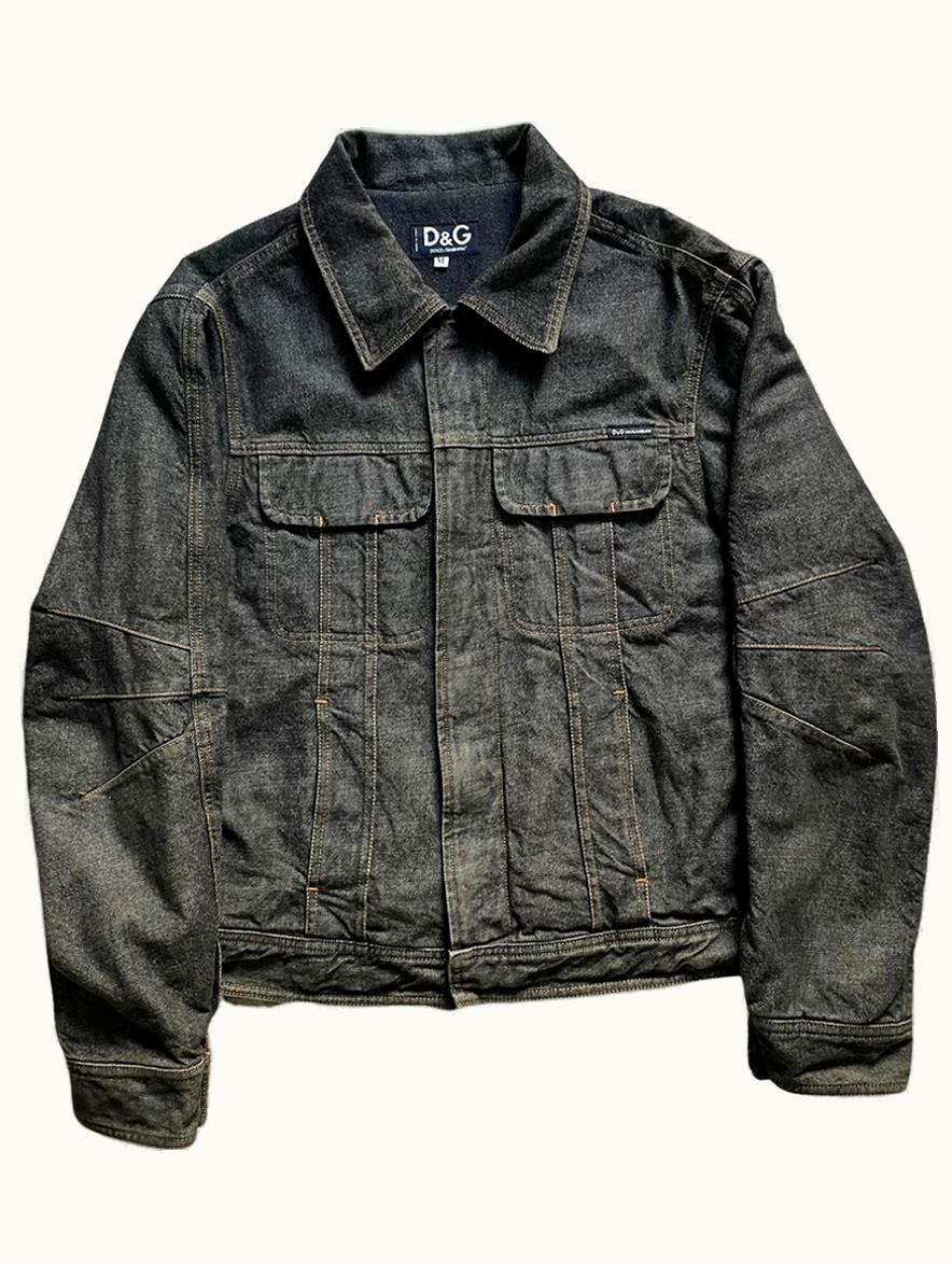 Dolce & Gabbana Dolce & Gabbana Biker Denim Jacket A/W 2003