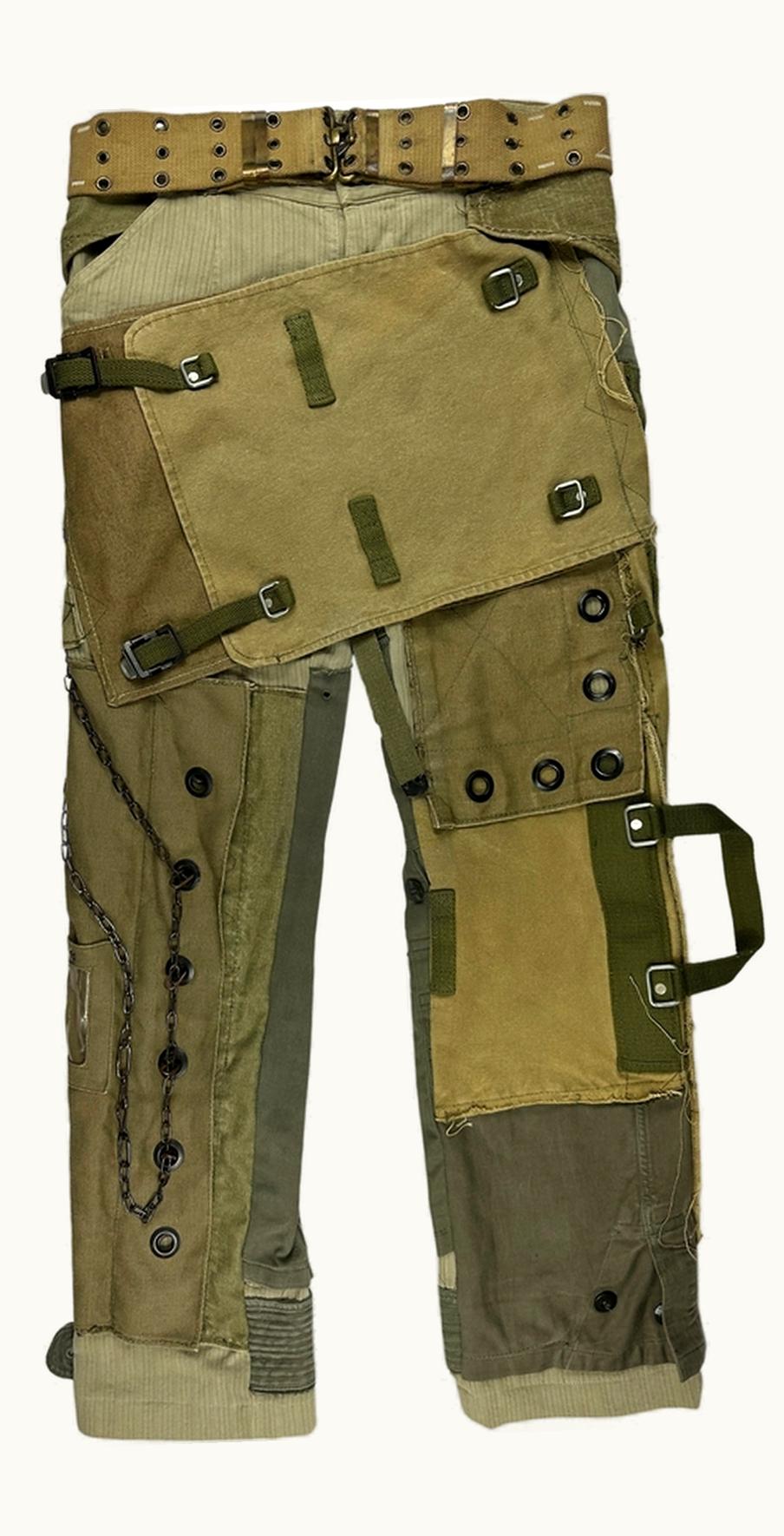 Dolce & Gabbana Dolce & Gabbana Reconstructed Flight Pants A/W 2003 UZ1088696