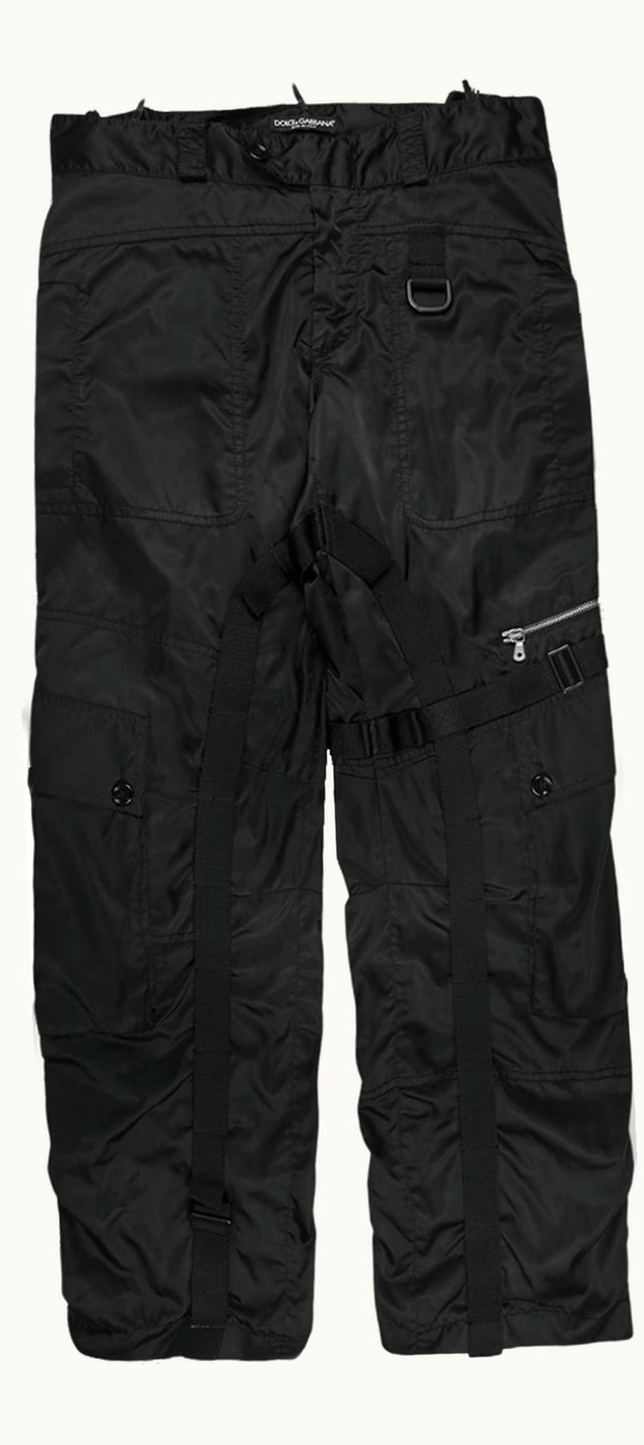 Dolce & Gabbana Dolce & Gabbana Bondage Parachute Cargo Pants A/W 2003