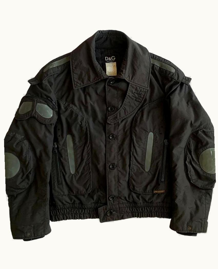 Dolce & Gabbana Dolce & Gabbana Goggle Window Bomber Jacket S/S 2003