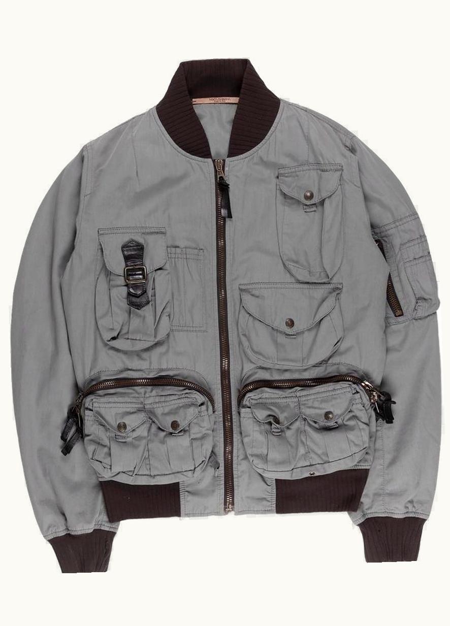 Dolce & Gabbana Dolce & Gabbana Multi-Pocket Cargo Hunting Jacket S/S 2003