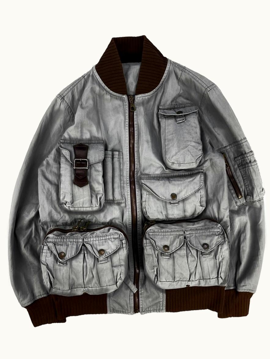 Dolce & Gabbana Dolce & Gabbana 3d Pocket Metallic Cargo Jacket S/S 2003