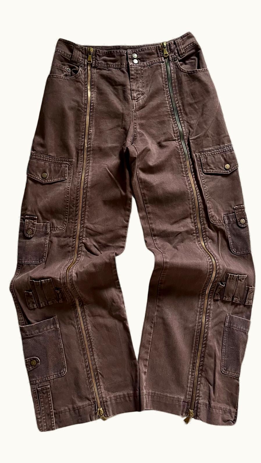 Dolce & Gabbana Dolce & Gabbana Full Zip Parachute Cargo Pants S/S 2003