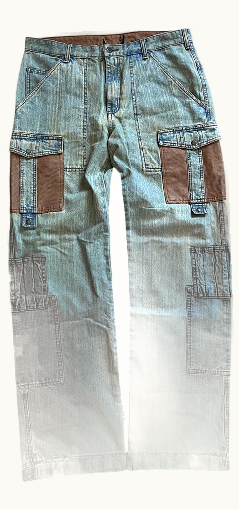 Dolce & Gabbana Dolce & Gabbana Robust Cargo Jeans S/S 2003