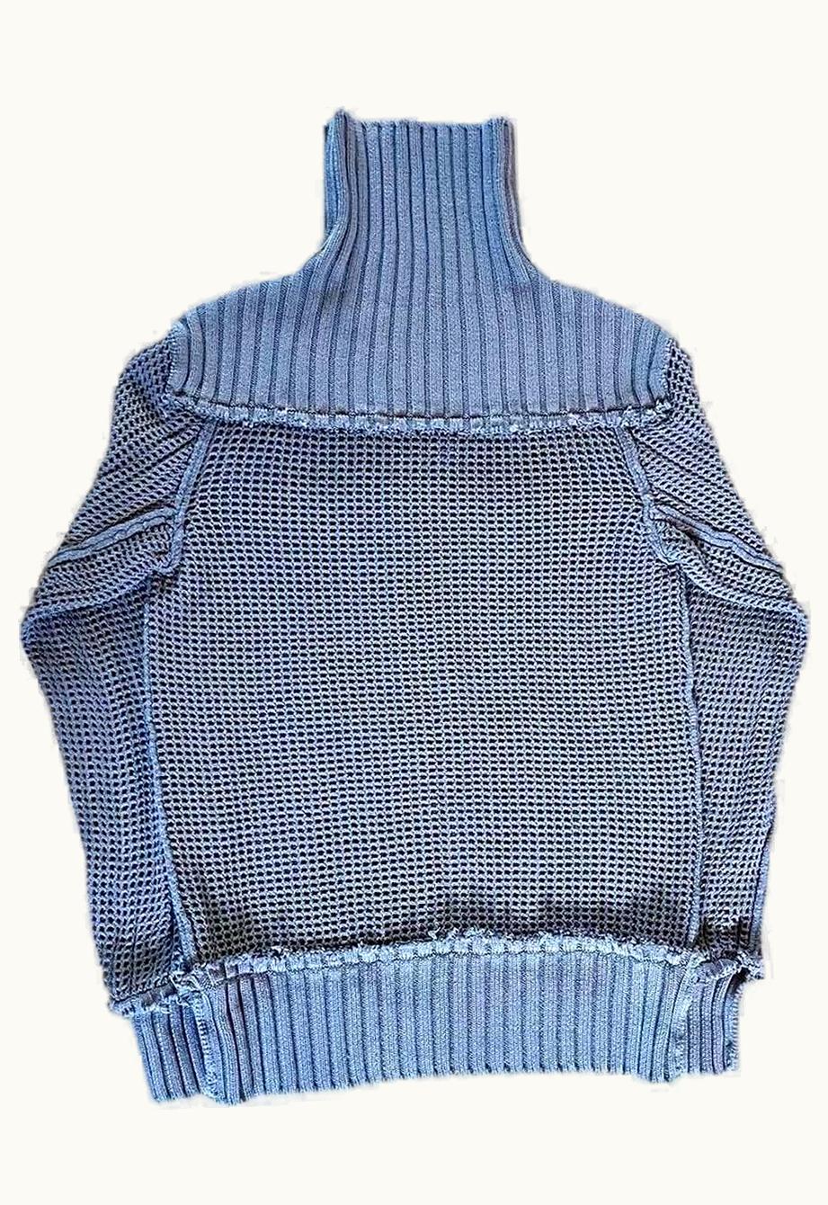 Dolce & Gabbana Dolce & Gabbana Fishnet Ribbed Turtleneck A/W 2004